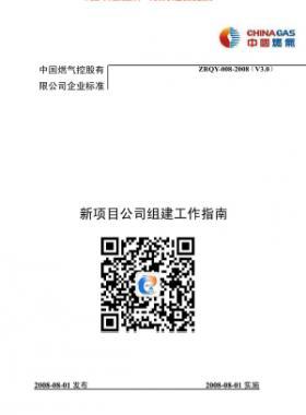 中燃集團新項目公司組建指南