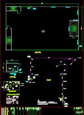 某有限公司3噸燃?xì)忮仩t供氣施工圖（說明、材料表、平面、系統(tǒng)圖）CAD文件